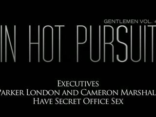 Executives Parker London And Cameron Marshall Have Office Sex